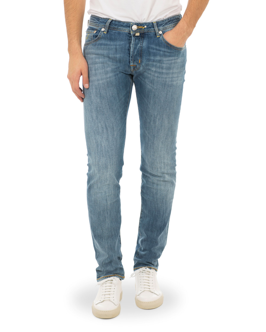 Herren | Jeans | Jacob Cohën | 622 Slim Jeans Light Blue