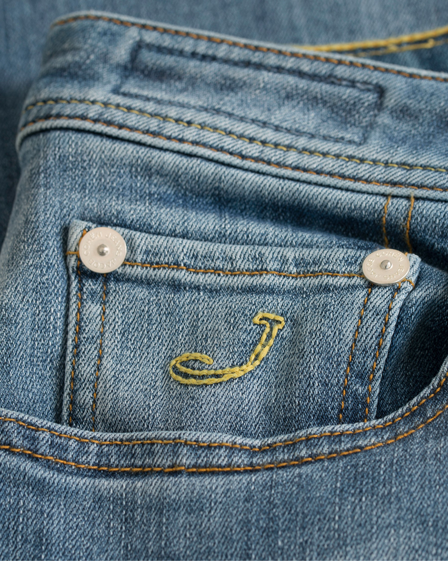 Herren | Jeans | Jacob Cohën | 622 Slim Jeans Light Blue