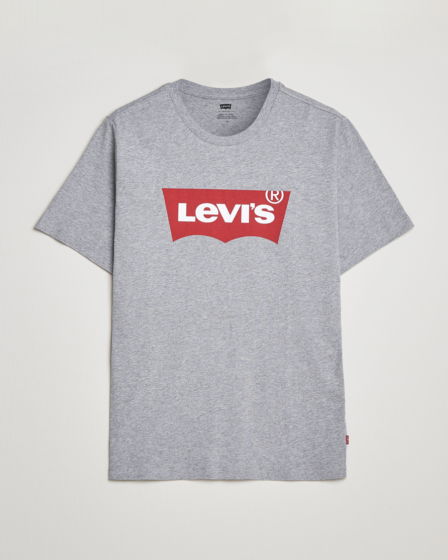 Herren | T-Shirts | Levi's | Logo Tee Mid Heather Grey