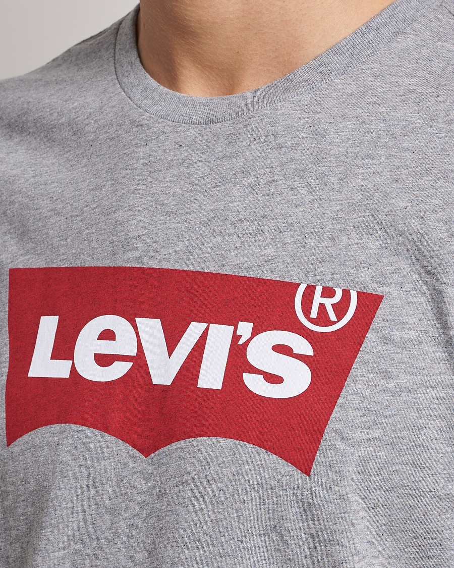 Herren | T-Shirts | Levi's | Logo Tee Mid Heather Grey