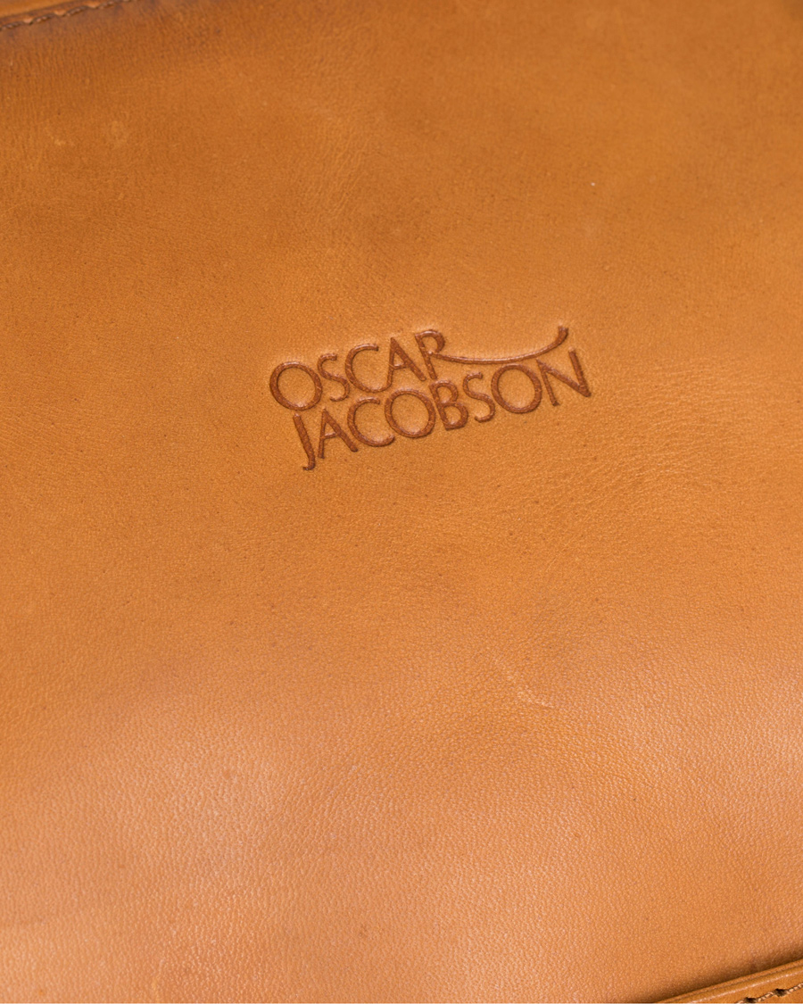 Herren | Oscar Jacobson Leather Weekendbag Tan | Oscar Jacobson | Leather Weekendbag Tan