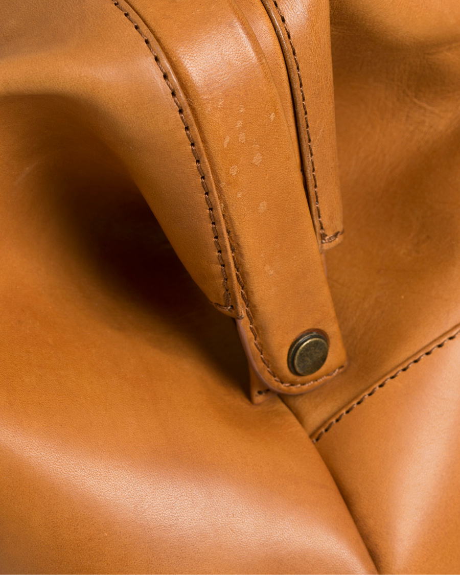 Herren | Oscar Jacobson Leather Weekendbag Tan | Oscar Jacobson | Leather Weekendbag Tan