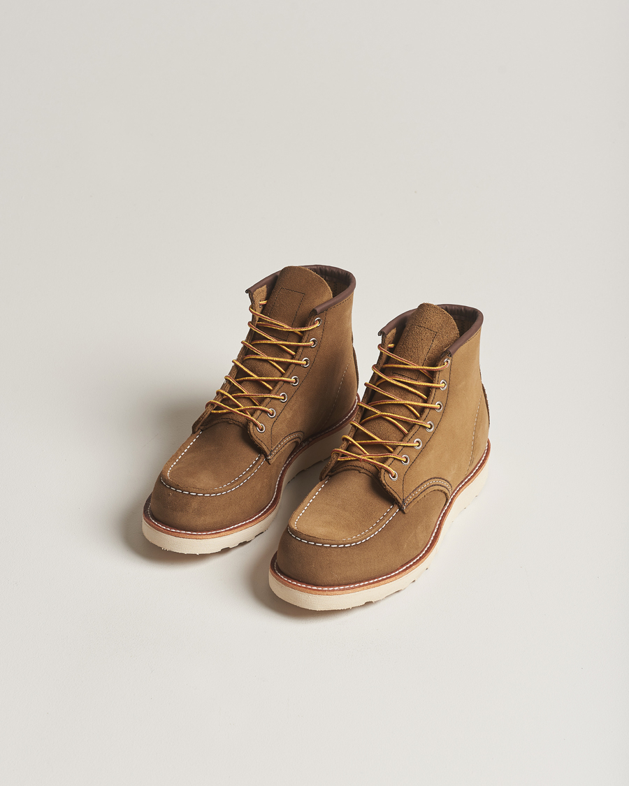 Men | Lace-up Boots | Red Wing Shoes | Moc Toe Boot Olive Mohave