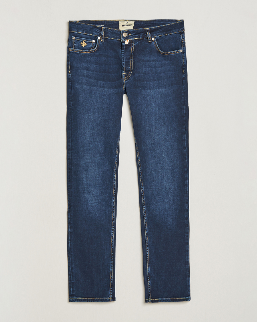 Herren | Jeans | Morris | Steve Satin Jeans Dark Wash