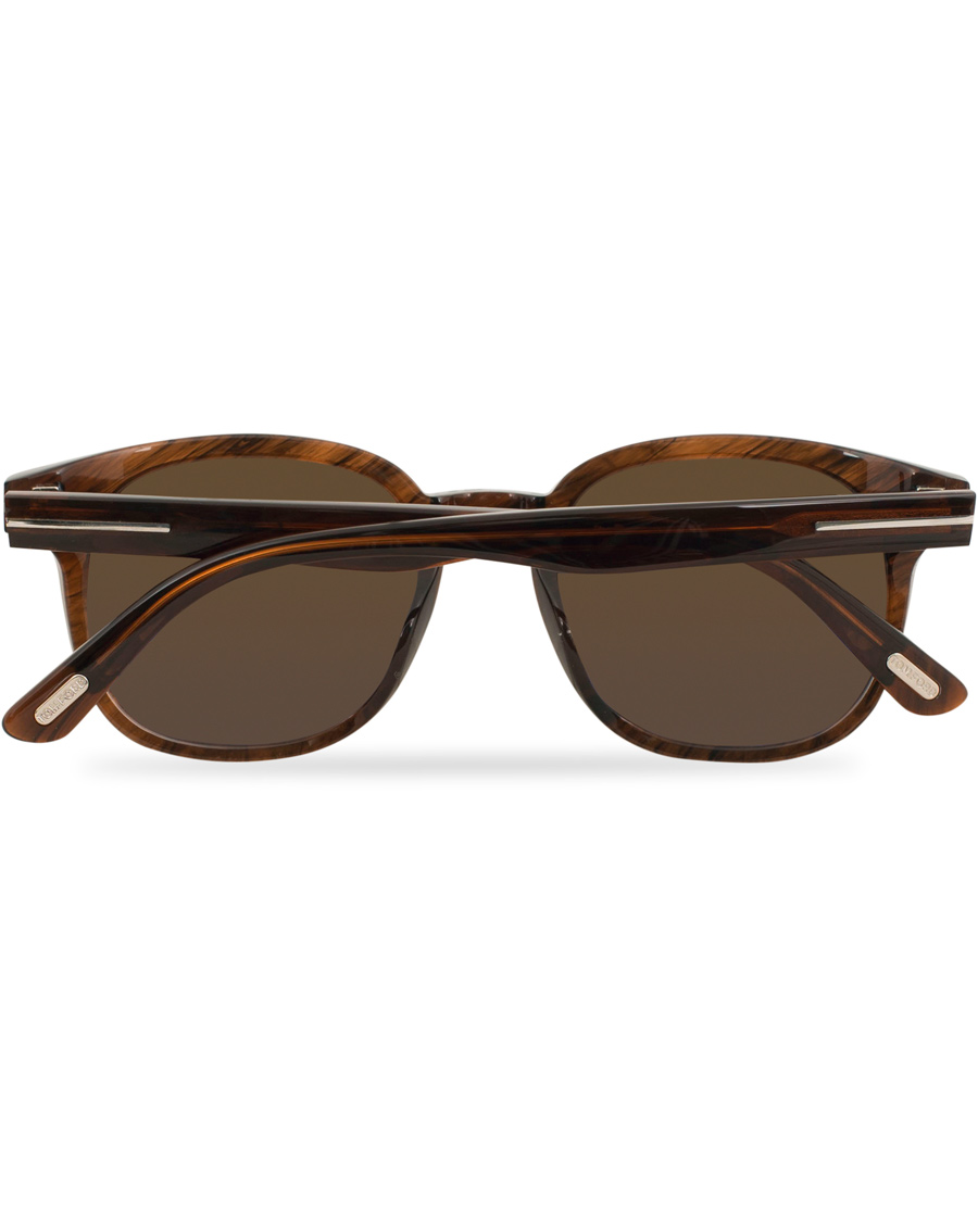 Herren | Tom Ford Frank FT0399 Sunglasses Shiny Dark Brown | Tom Ford | Frank FT0399 Sunglasses Shiny Dark Brown