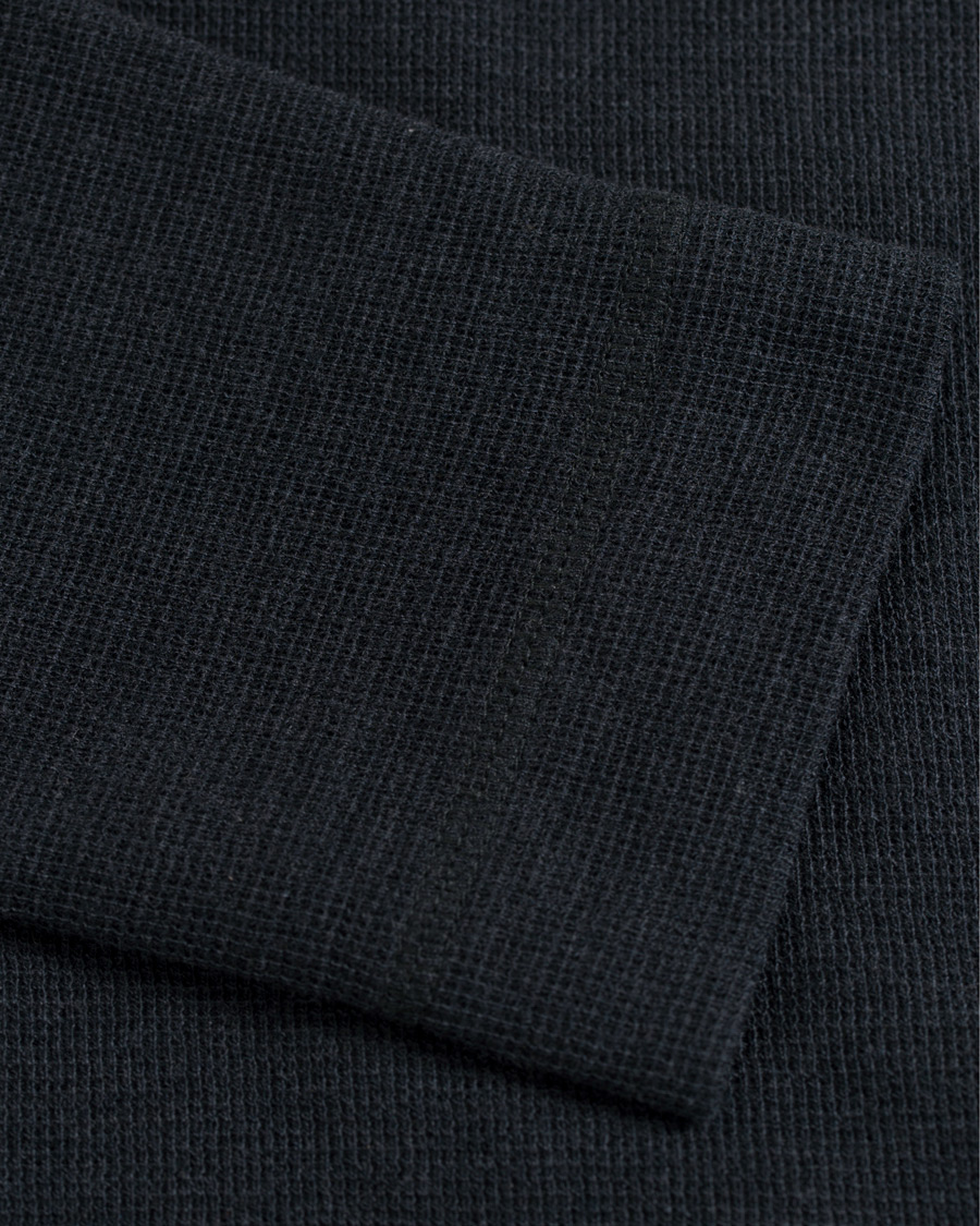 Herren | Pullover | BOSS ORANGE | BOSS Casual Trix Fine Heather Waffle Henley Navy