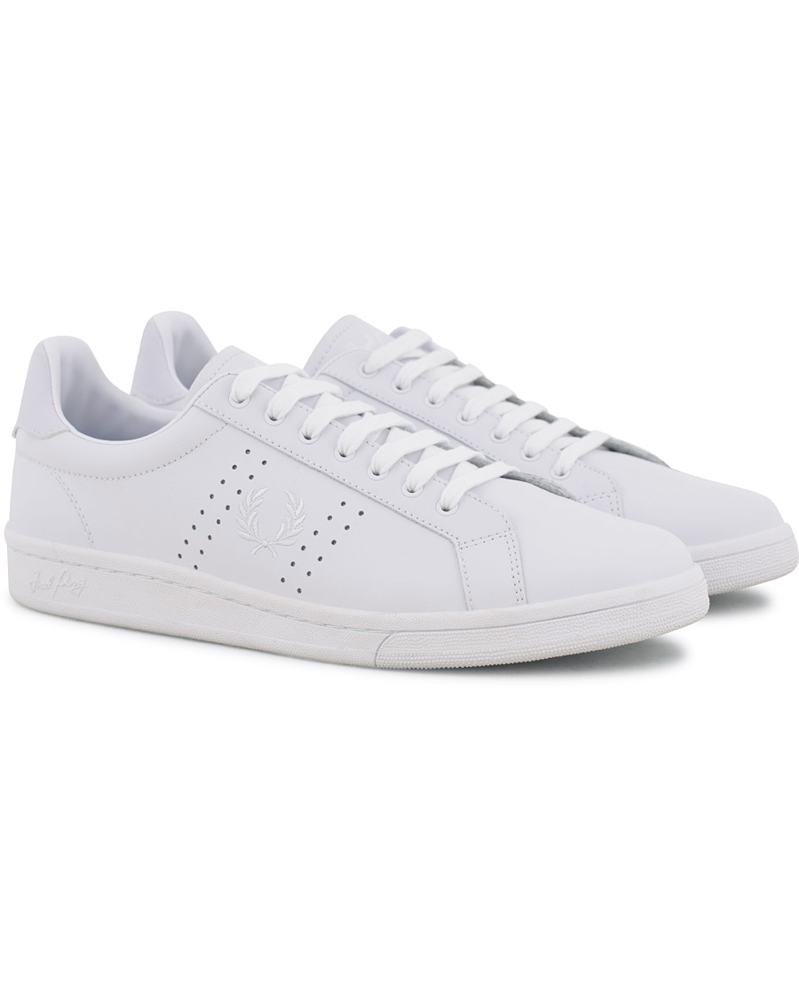 Herren | Fred Perry Parkside Leather Sneaker White | Fred Perry | Parkside Leather Sneaker White