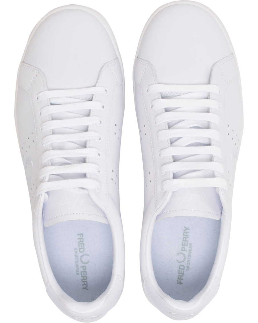 Herren | Fred Perry Parkside Leather Sneaker White | Fred Perry | Parkside Leather Sneaker White