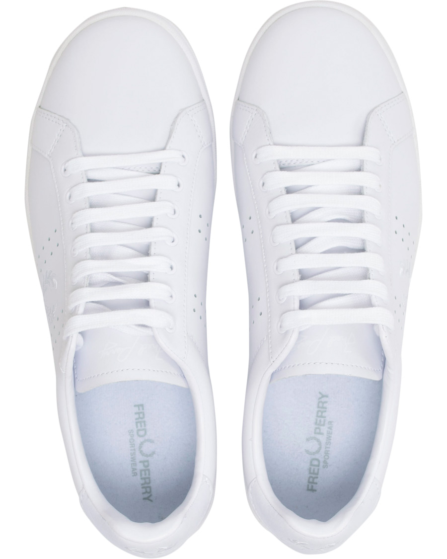 Herren | Fred Perry Parkside Leather Sneaker White | Fred Perry | Parkside Leather Sneaker White