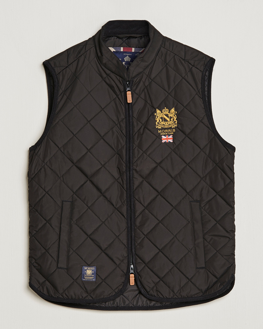 Herren | Westen | Morris | Trenton Quilted Vest Black