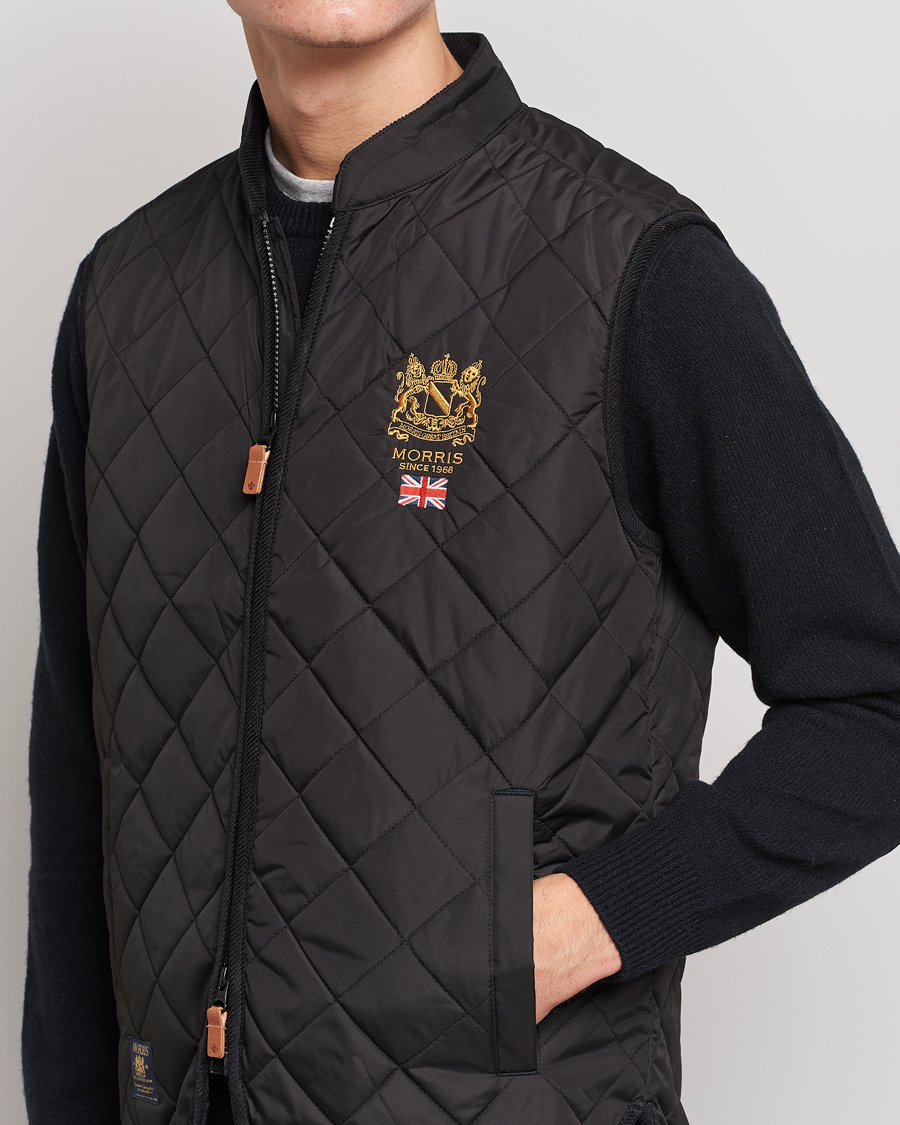 Herren | Westen | Morris | Trenton Quilted Vest Black