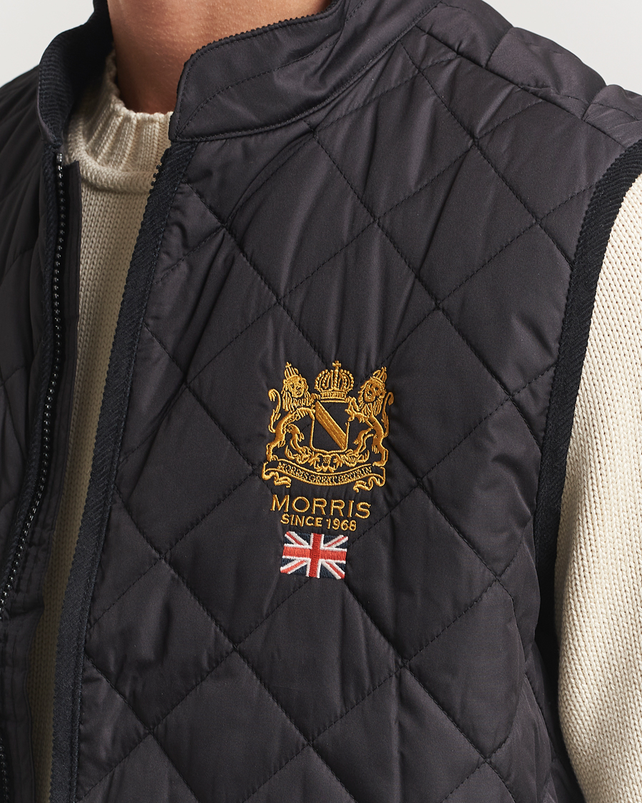 Herren | Westen | Morris | Trenton Quilted Vest Black