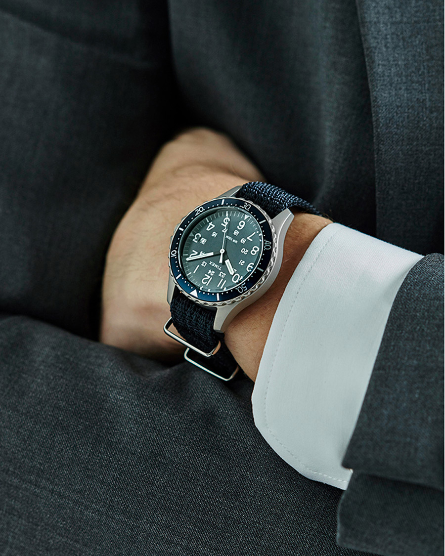 Herren | Timex Navi Ocean Ballistic Nylon Blue | Timex | Navi Ocean Ballistic Nylon Blue