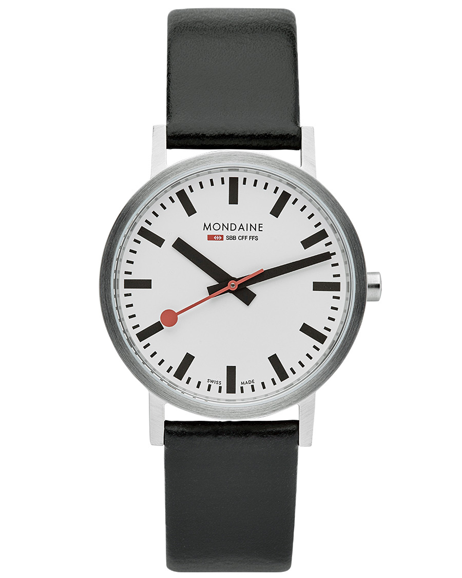 Herren | Mondaine New Classic Brushed Black 36mm | Mondaine | New Classic Brushed Black 36mm