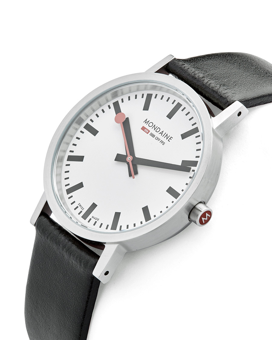 Herren | Mondaine New Classic Brushed Black 36mm | Mondaine | New Classic Brushed Black 36mm