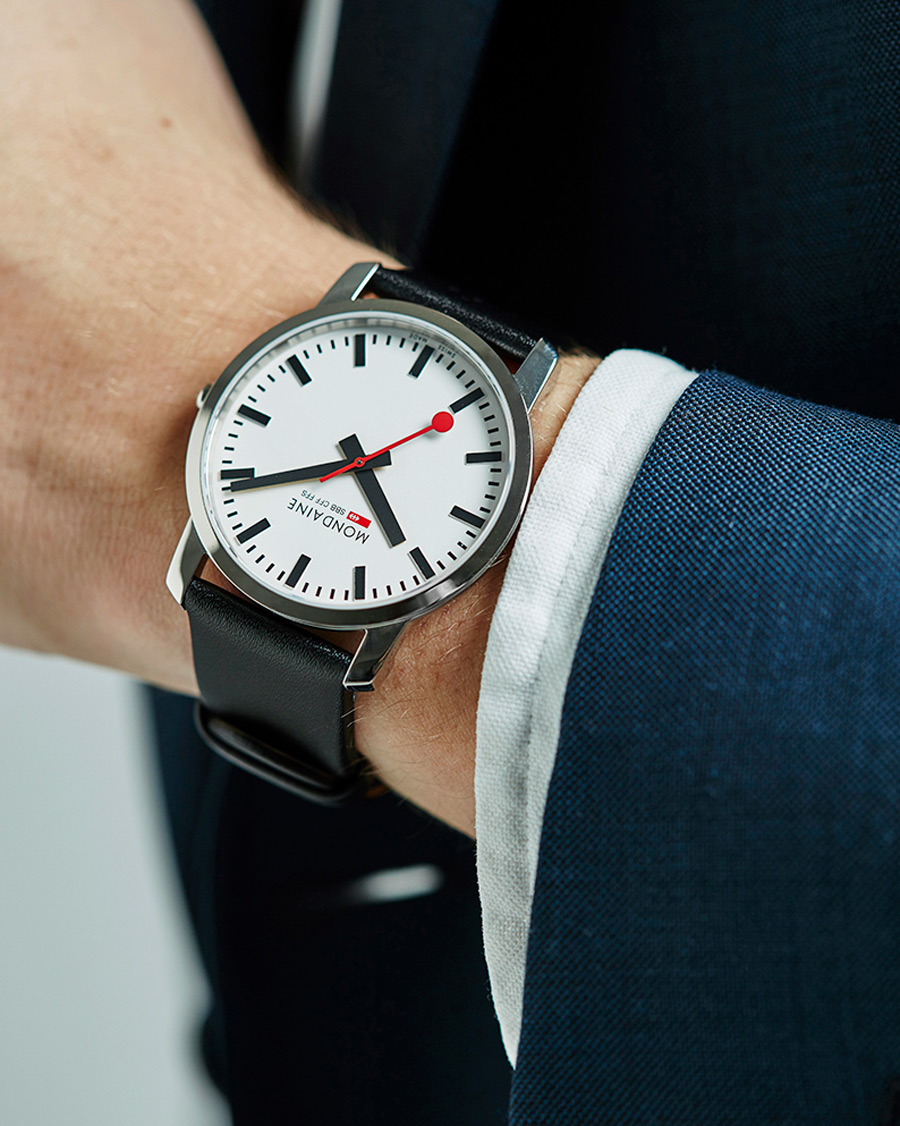 Herren | Mondaine Simply Sapphire II White 41mm | Mondaine | Simply Sapphire II White 41mm