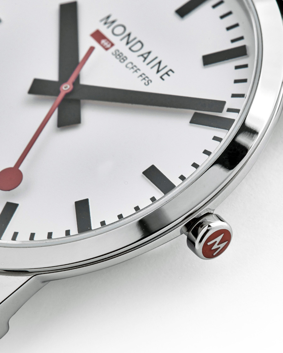 Herren | Mondaine Simply Sapphire II White 41mm | Mondaine | Simply Sapphire II White 41mm