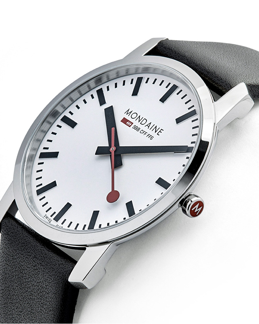 Herren | Mondaine Simply Sapphire II White 41mm | Mondaine | Simply Sapphire II White 41mm