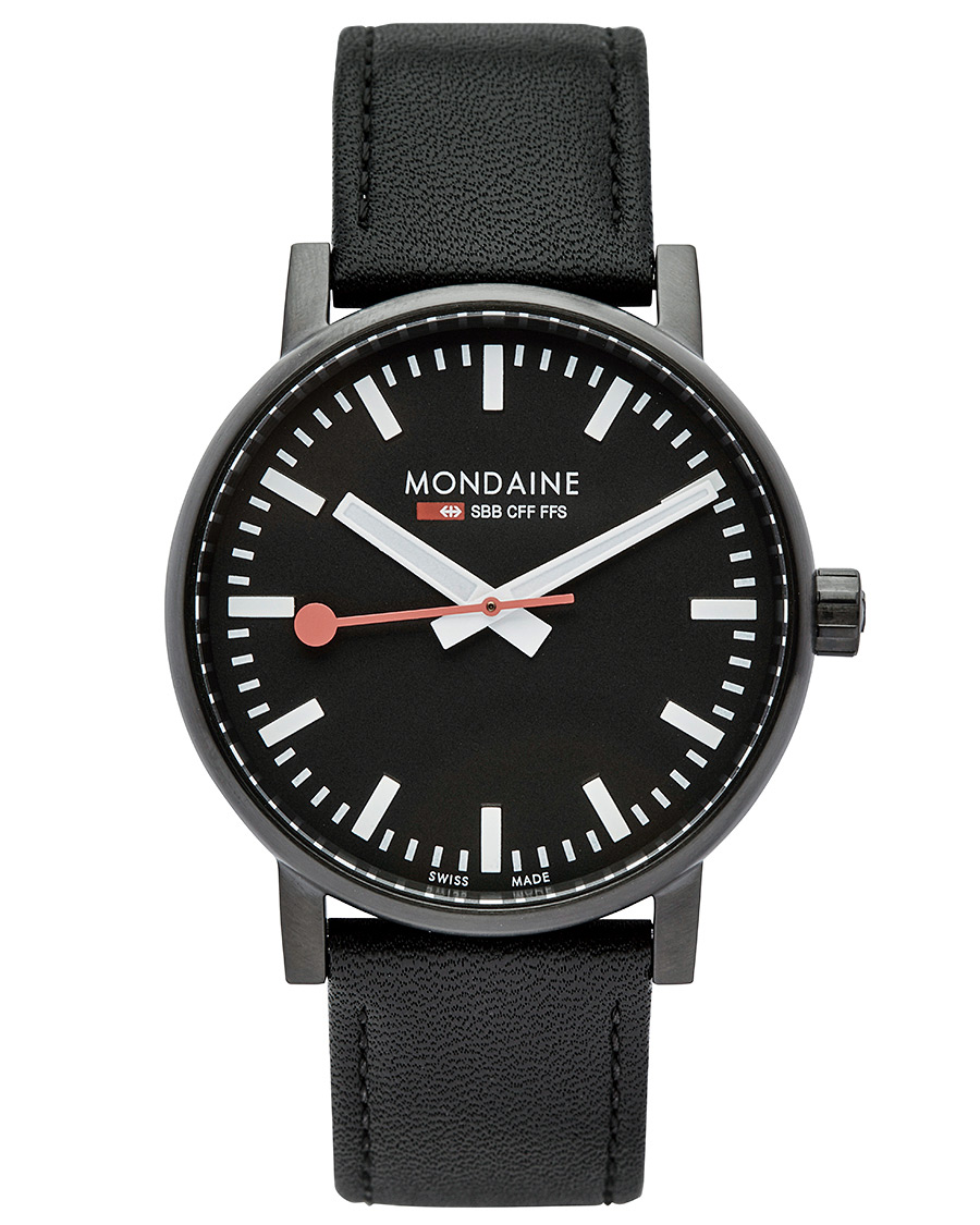 Herren | Mondaine Evo 2 PVD Sapphire Black 40mm | Mondaine | Evo 2 PVD Sapphire Black 40mm