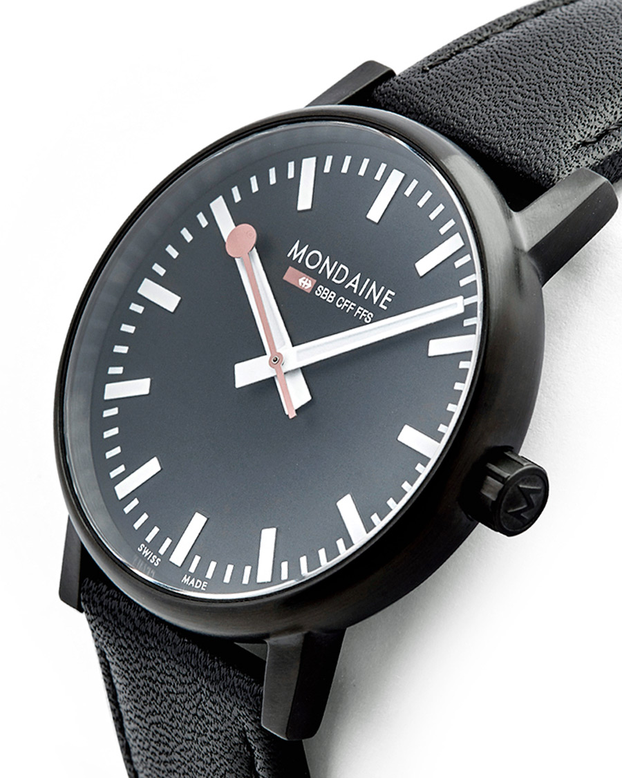 Herren | Mondaine Evo 2 PVD Sapphire Black 40mm | Mondaine | Evo 2 PVD Sapphire Black 40mm