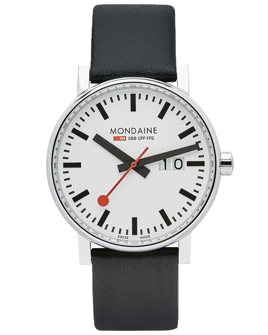 Herren | Mondaine Evo 2 Big Date Sapphire Black 40mm | Mondaine | Evo 2 Big Date Sapphire Black 40mm