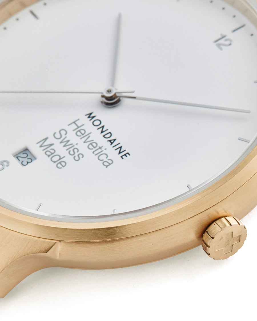 Herren | Mondaine Helvetica Light T2 GP White 38mm | Mondaine | Helvetica Light T2 GP White 38mm