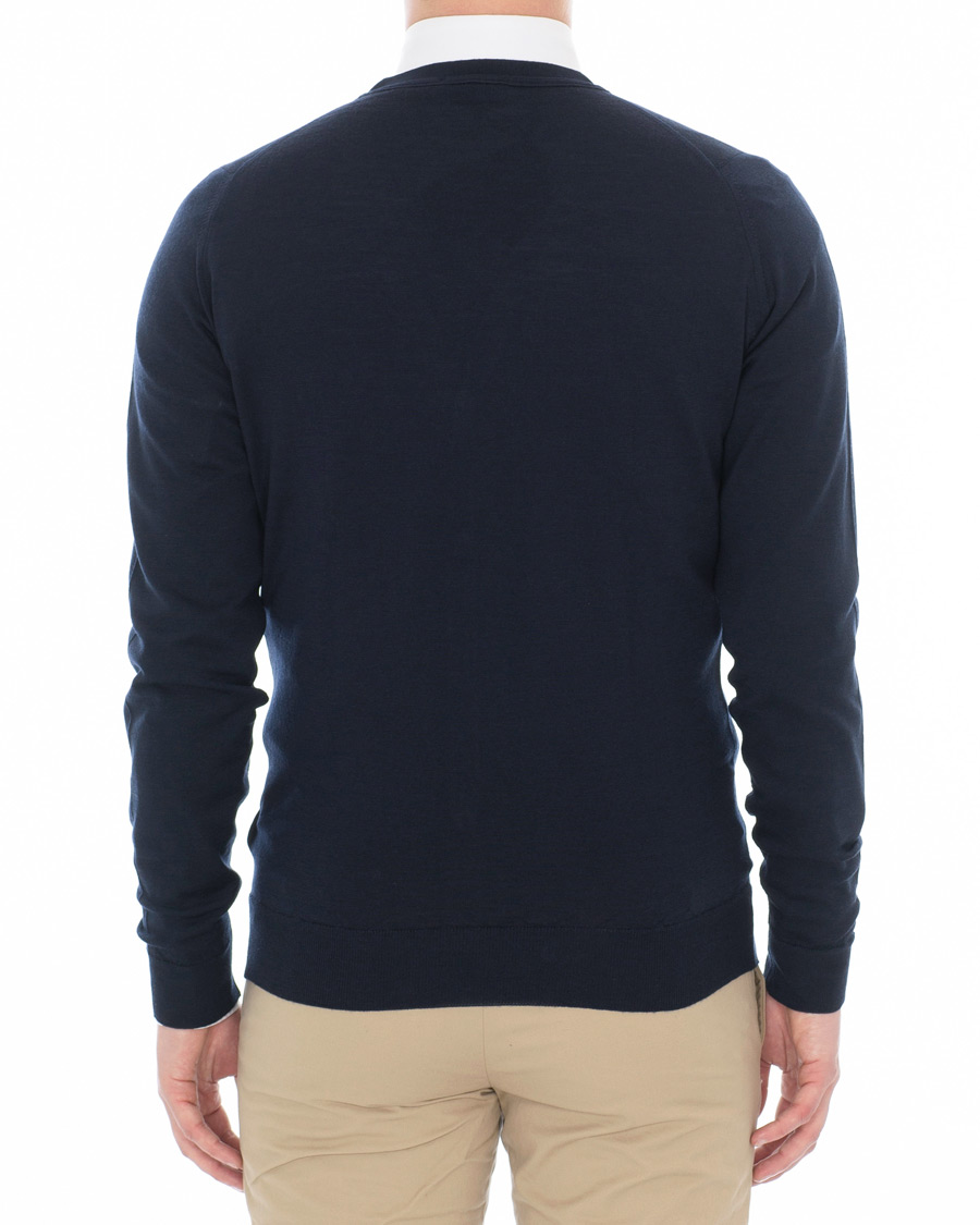 Herren | Pullover | John Smedley | Petworth Merino Cardigan Midnight