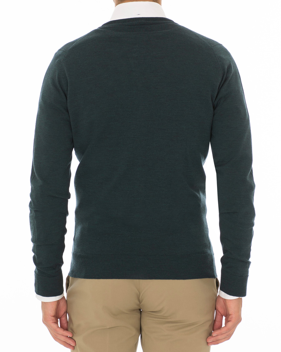 Herren | Pullover | John Smedley | Petworth Merino Cardigan Racing Green