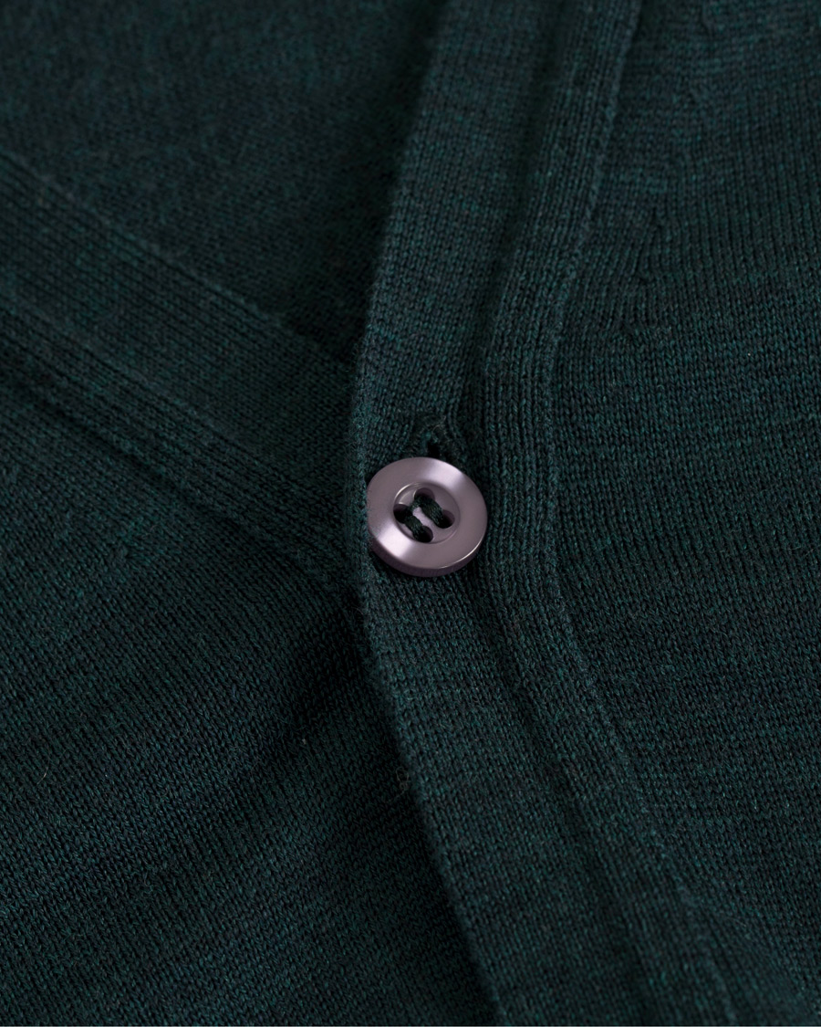 Herren | Pullover | John Smedley | Petworth Merino Cardigan Racing Green