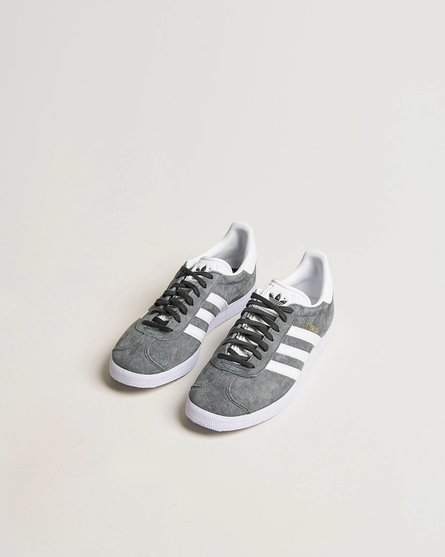 Herren | Wildlederschuhe | adidas Originals | Gazelle Sneaker Grey Nubuck