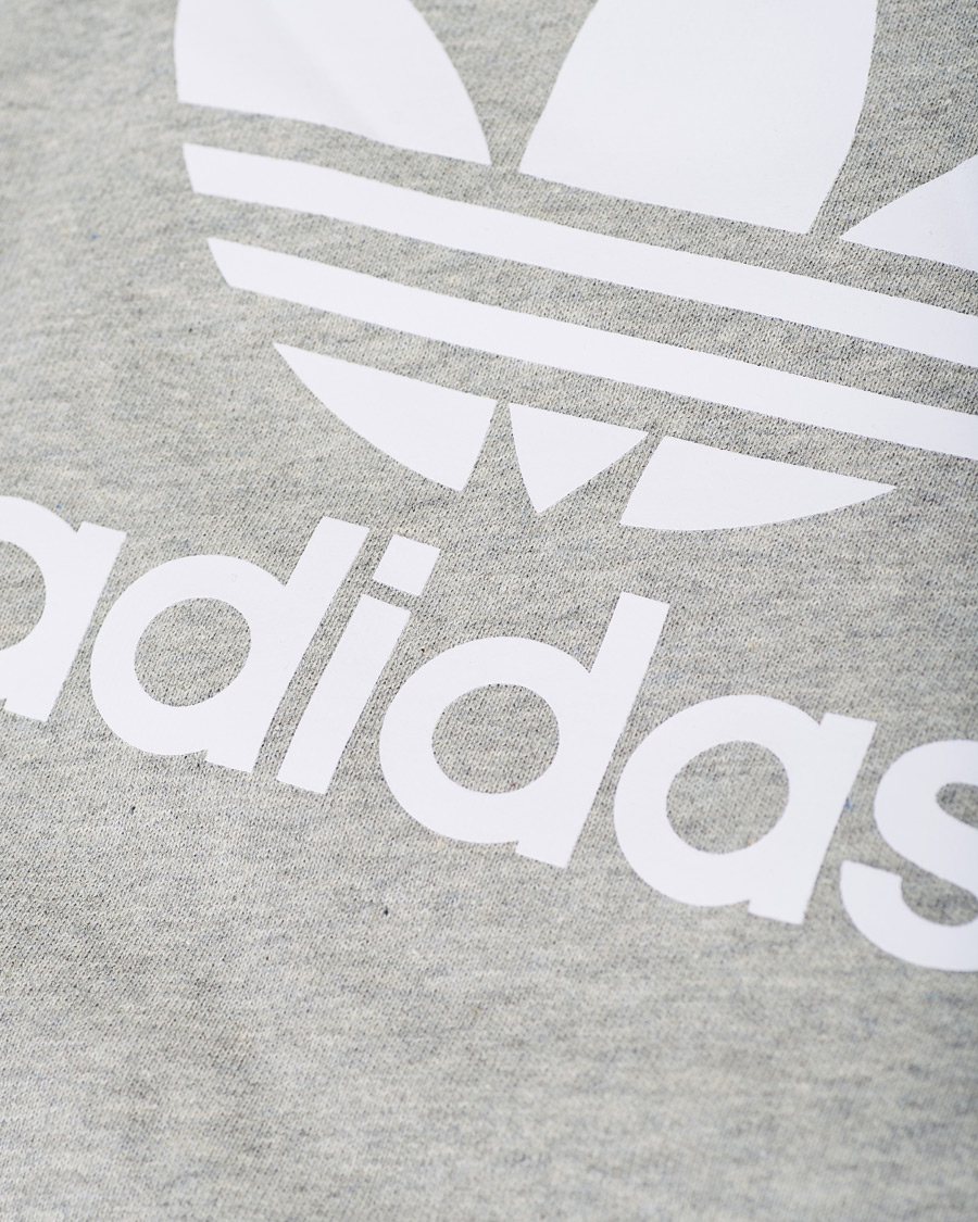Herren | Pullover | adidas Originals | Trefoil Crew Neck Sweatshirt Grey Melange