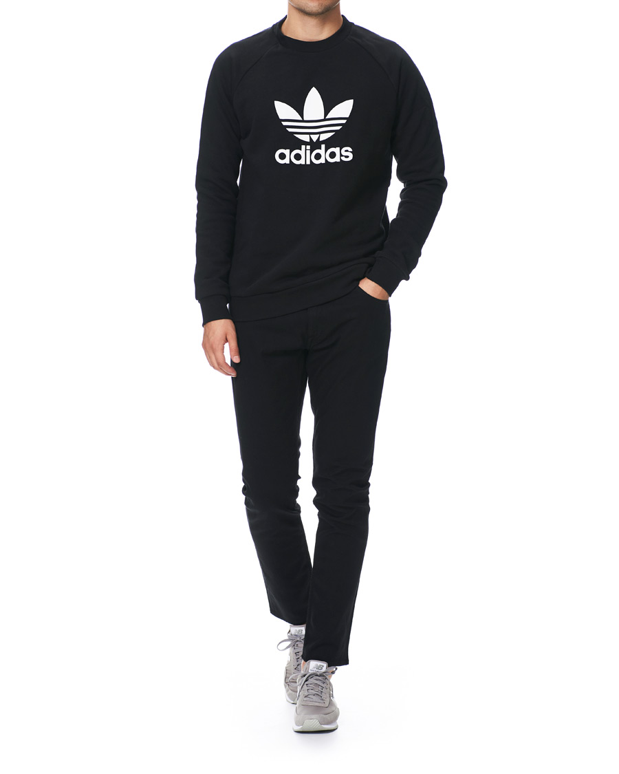 adidas Originals Trefoil Crew Neck Sweatshirt Black bei Care of Carl