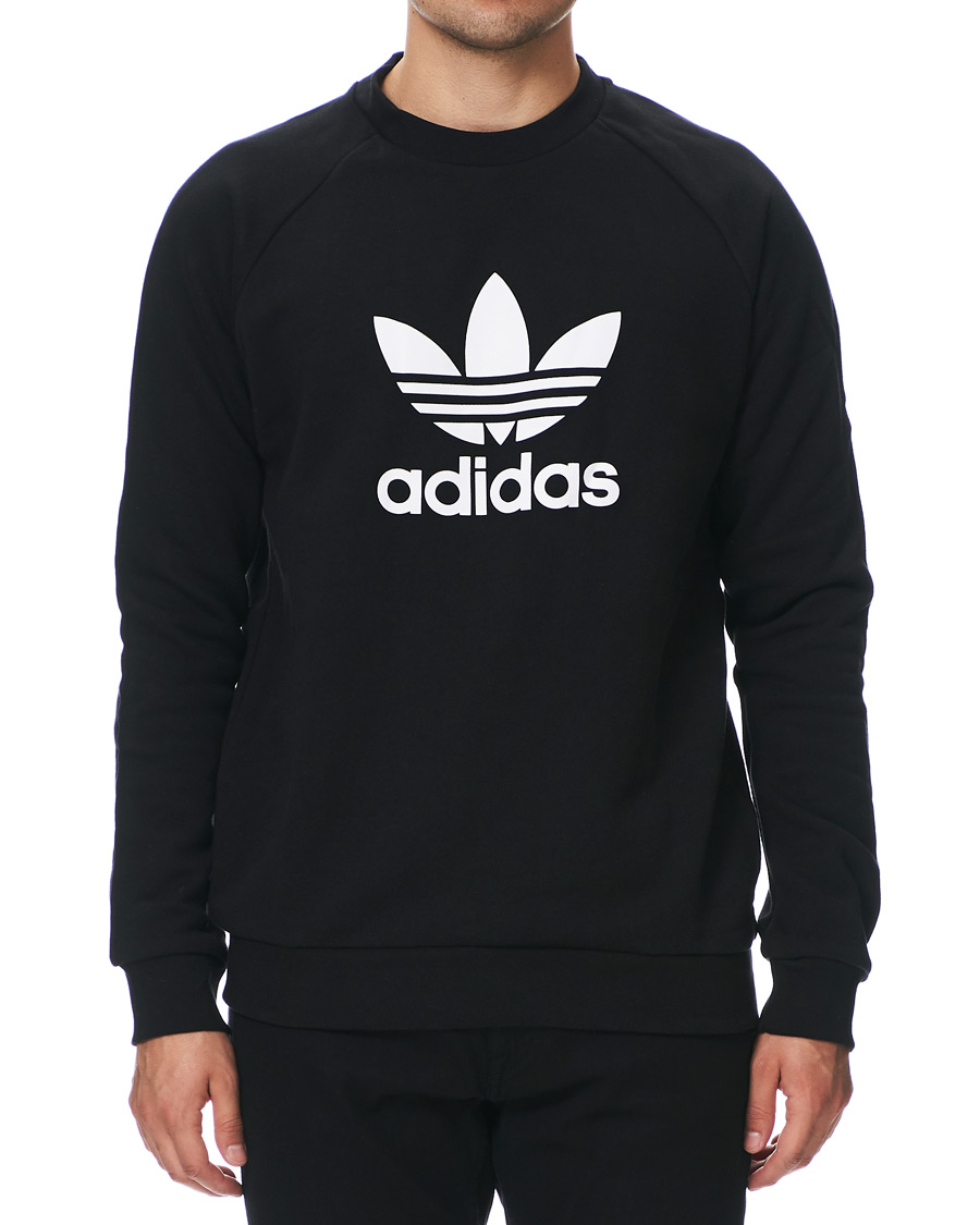 Adidas trefoil crew neck sales