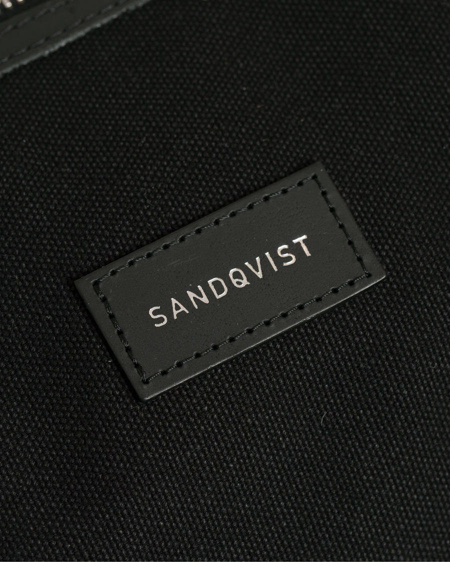 Herren | Taschen | Sandqvist | Holly Grand Organic Cotton Canvas Weekendbag Black