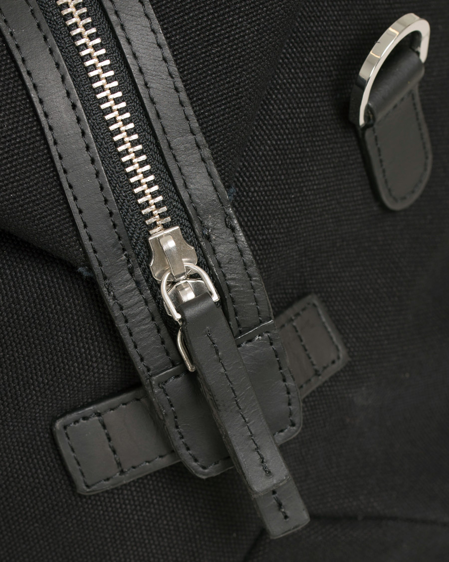 Herren | Taschen | Sandqvist | Holly Grand Organic Cotton Canvas Weekendbag Black