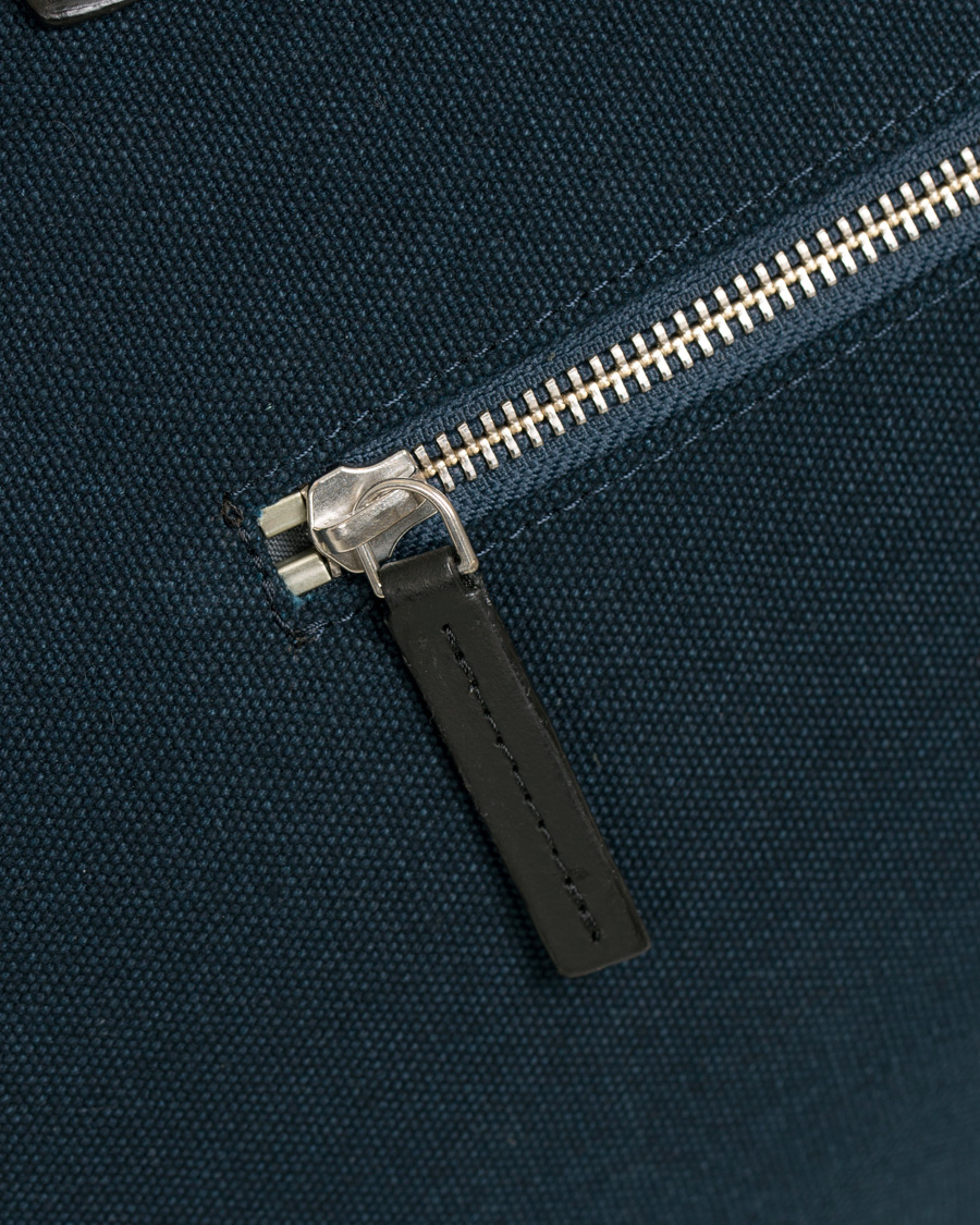Herren | Taschen | Sandqvist | Holly Grand Organic Cotton Canvas Weekendbag Blue