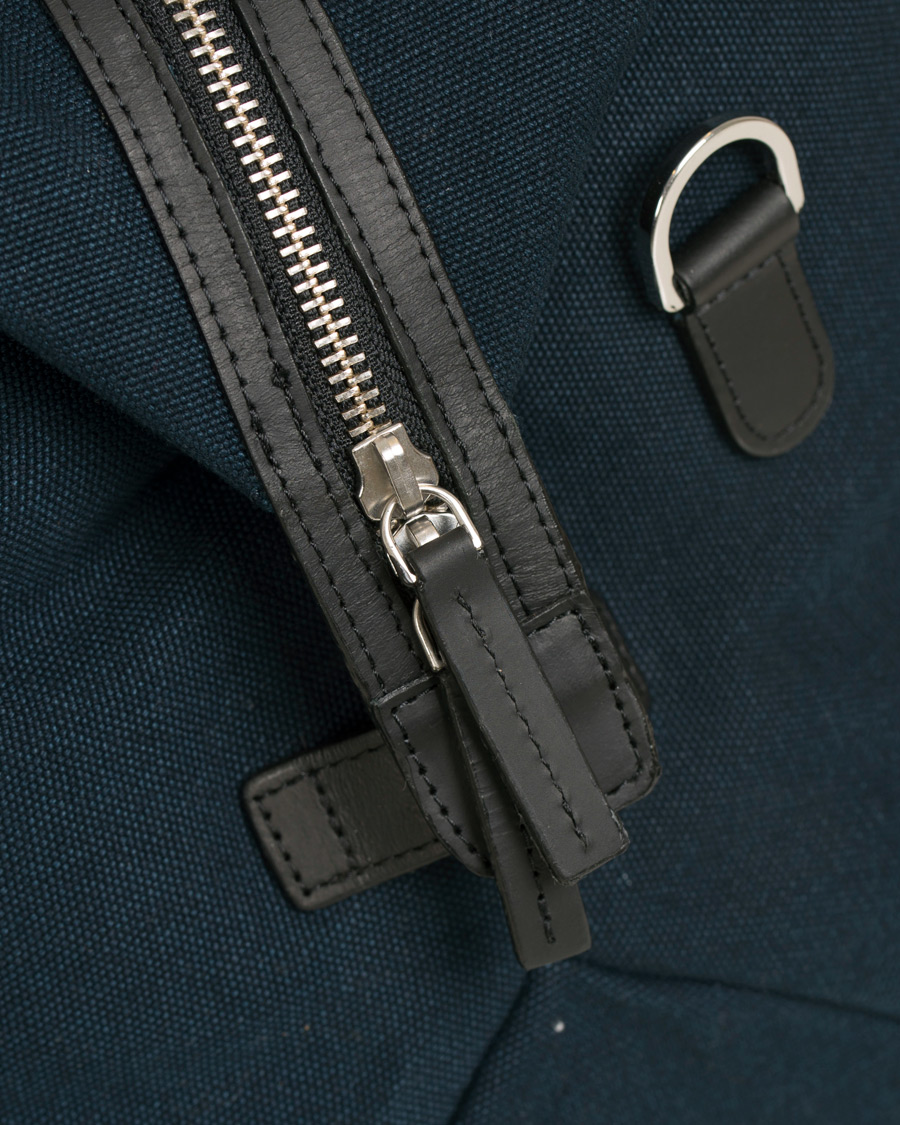 Herren | Taschen | Sandqvist | Holly Grand Organic Cotton Canvas Weekendbag Blue