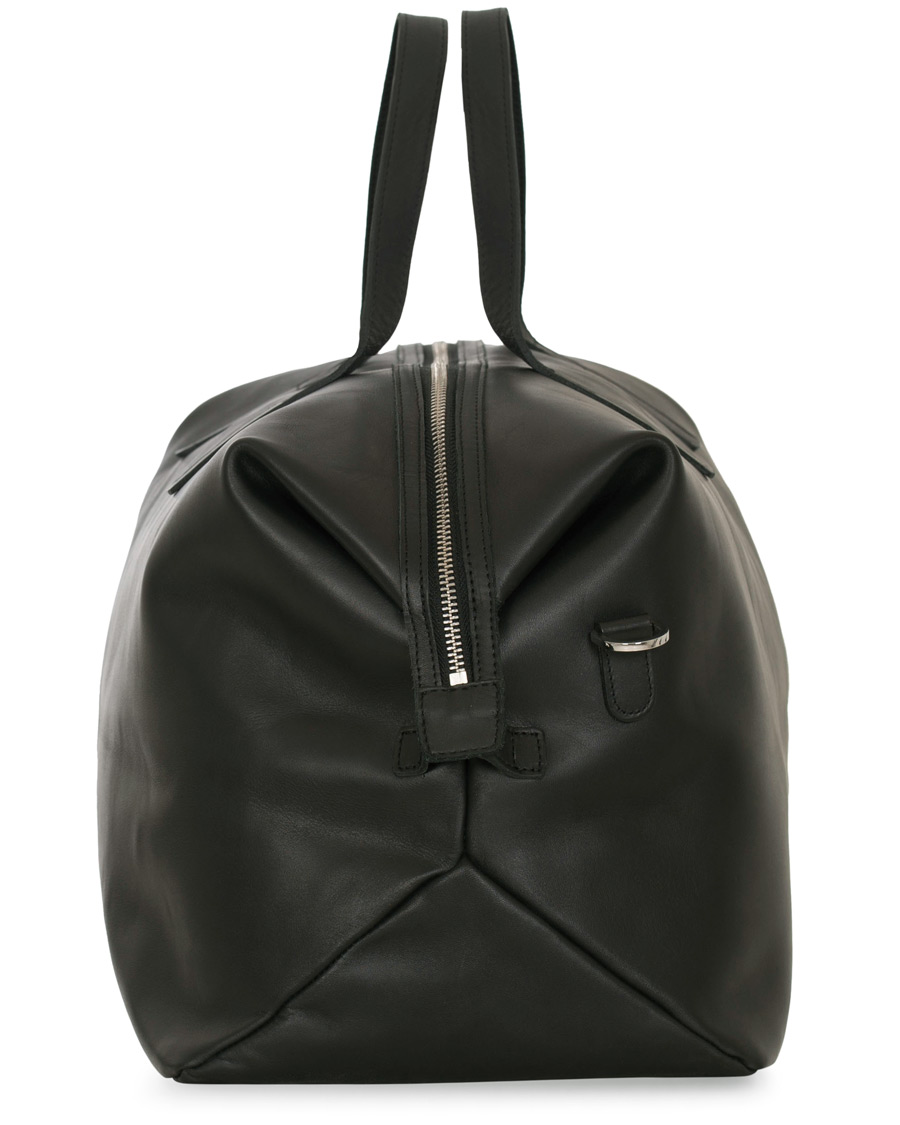 Herren | Taschen | Sandqvist | Holly Vegetable Tanned Leather Weekendbag Black