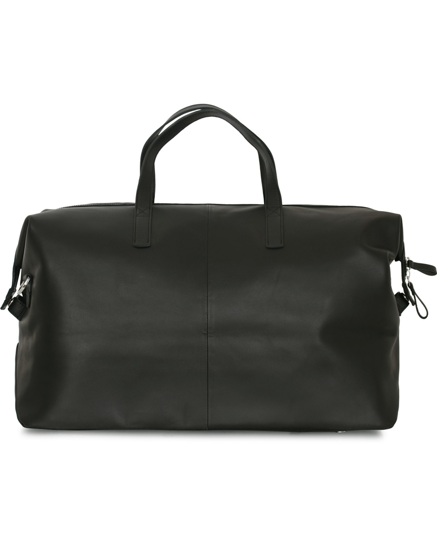 Herren | Taschen | Sandqvist | Holly Vegetable Tanned Leather Weekendbag Black