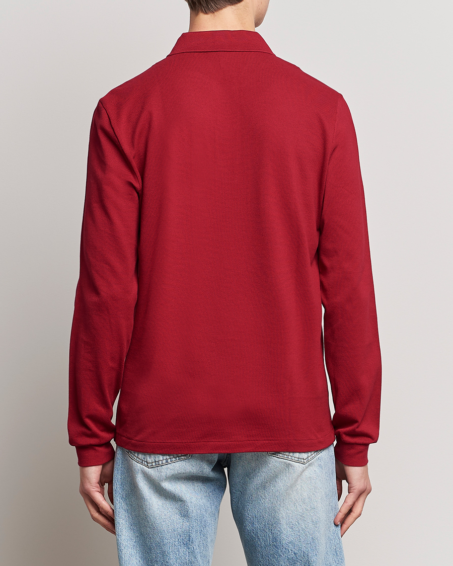 Herren |  | Lacoste | Long Sleeve Polo Bordeaux