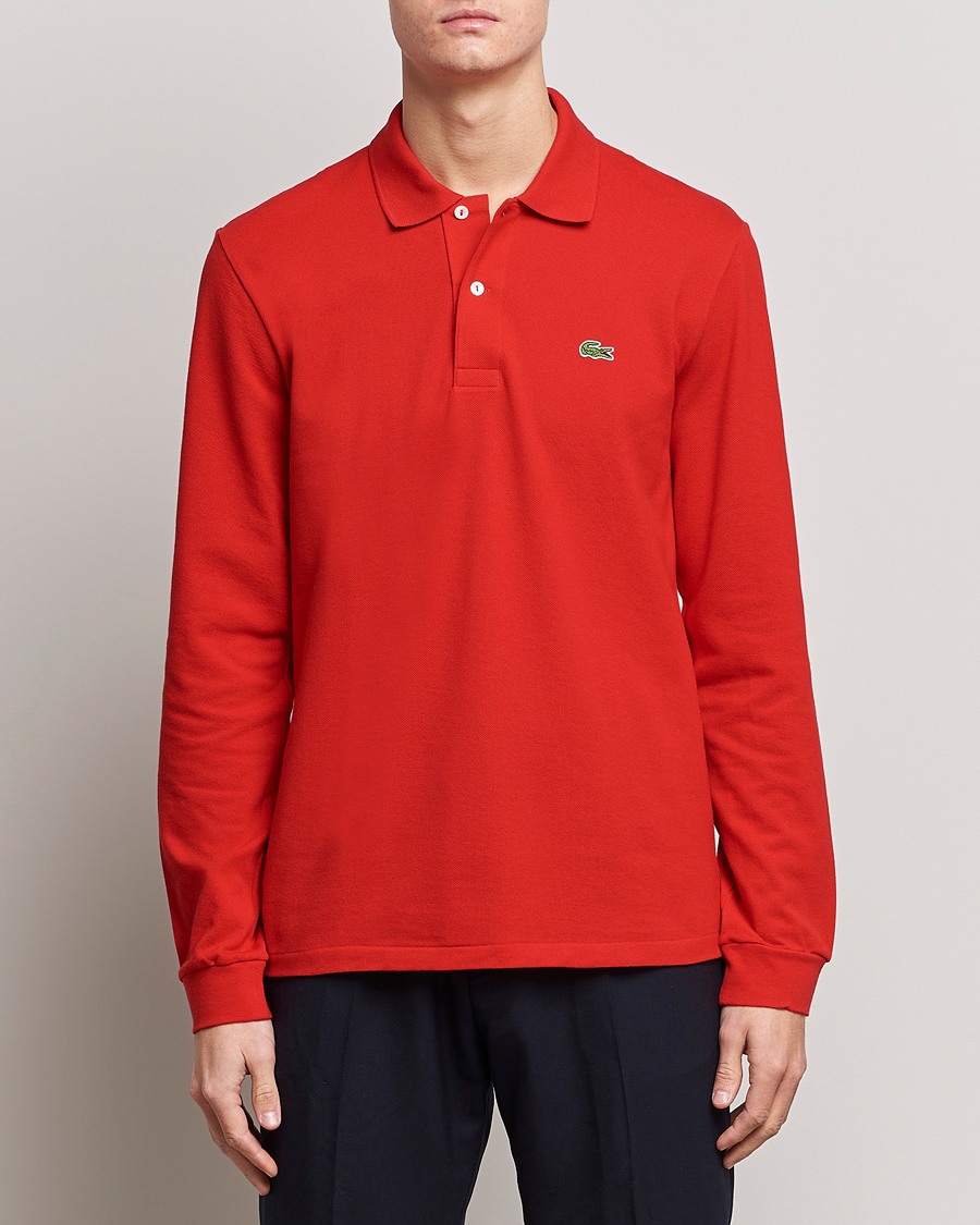 Herren | Pullover | Lacoste | Long Sleeve Polo Red