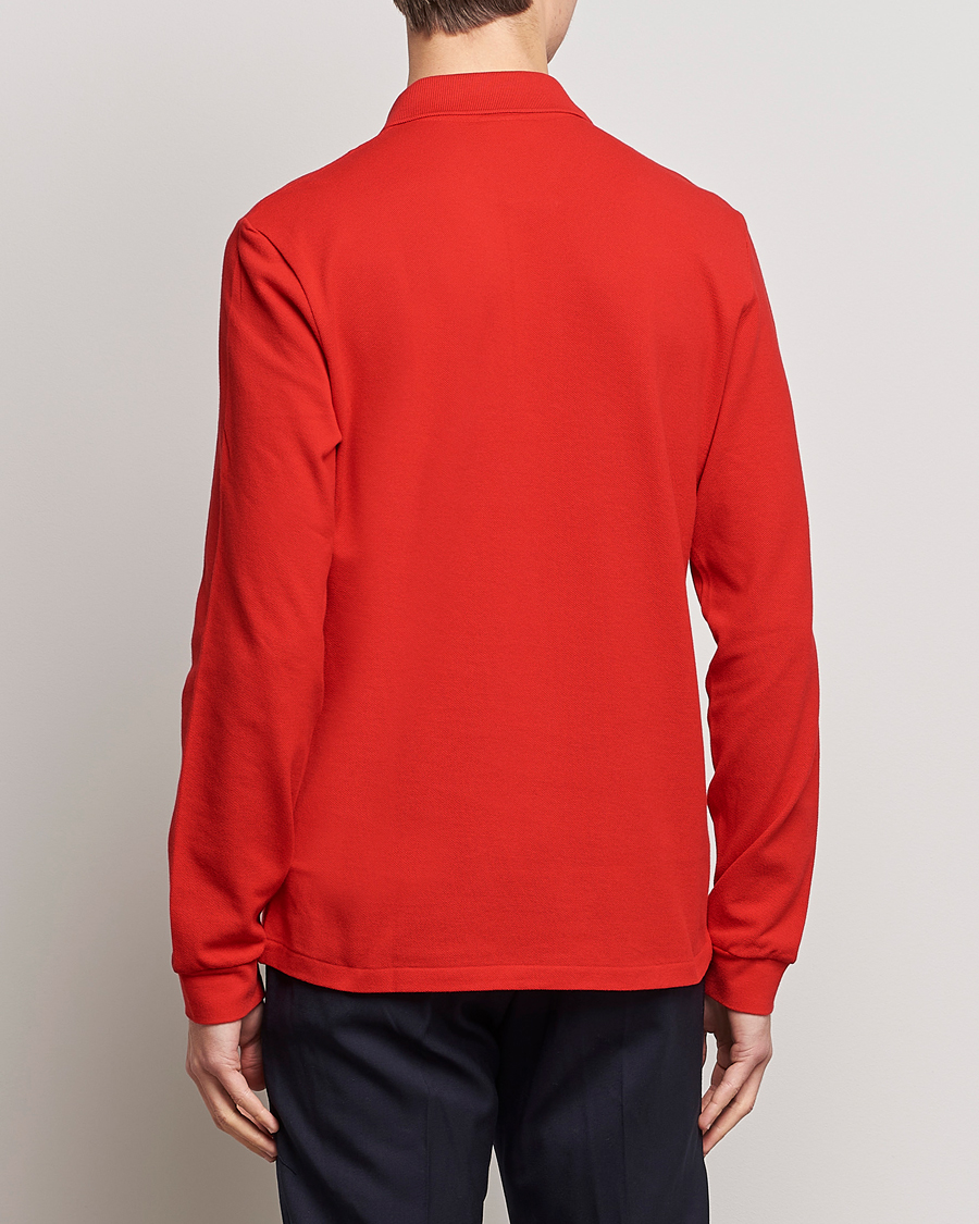 Herren | Lacoste | Lacoste | Long Sleeve Polo Red