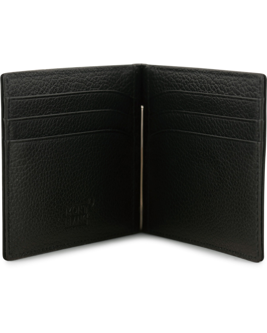 Herren | Montblanc Meisterstück Soft Grain Wallet 6cc Money Clip Small Black | Montblanc | Meisterstück Soft Grain Wallet 6cc Money Clip Small Black