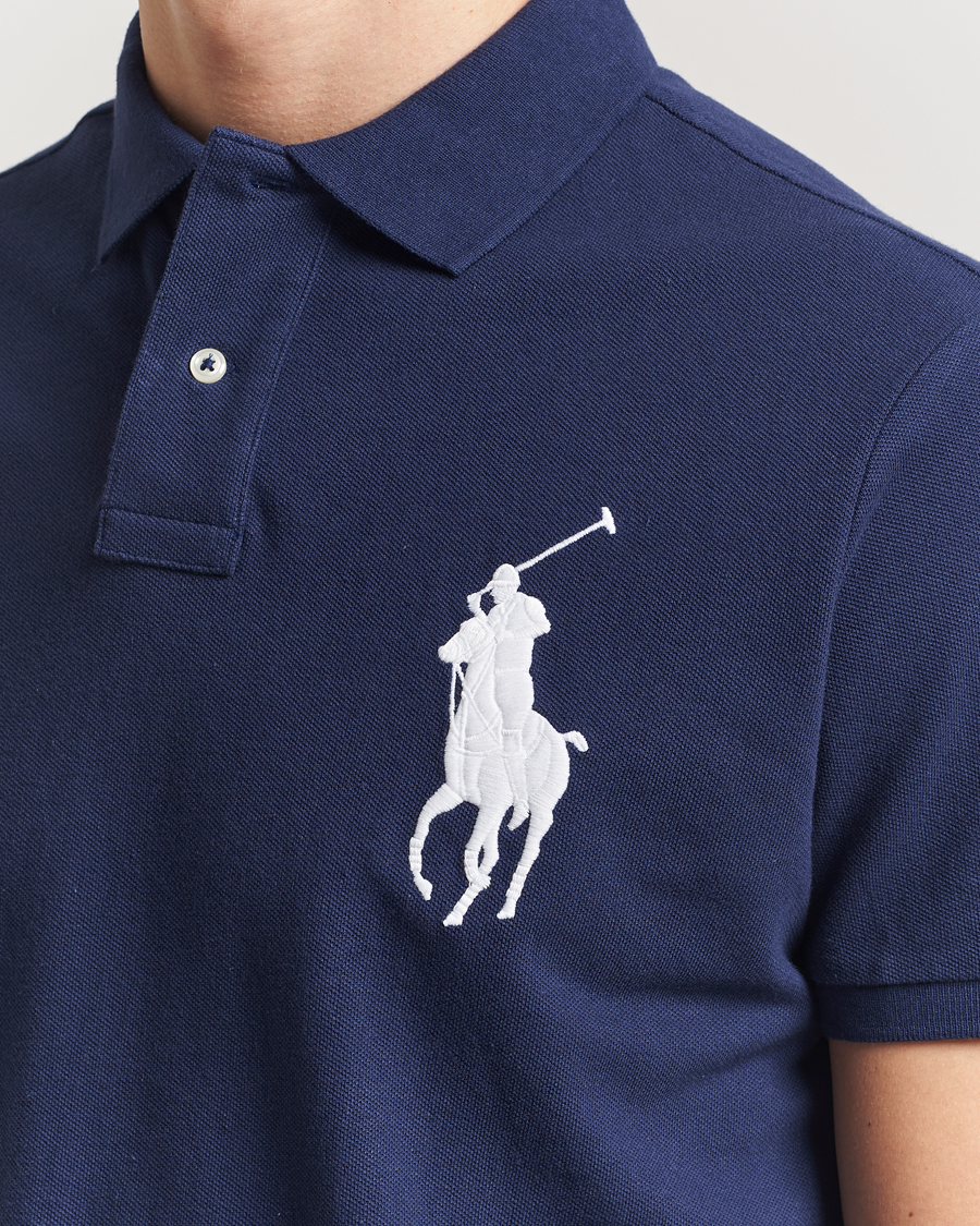 Herren | Poloshirts | Polo Ralph Lauren | Custom Fit Big Pony Polo Newport Navy