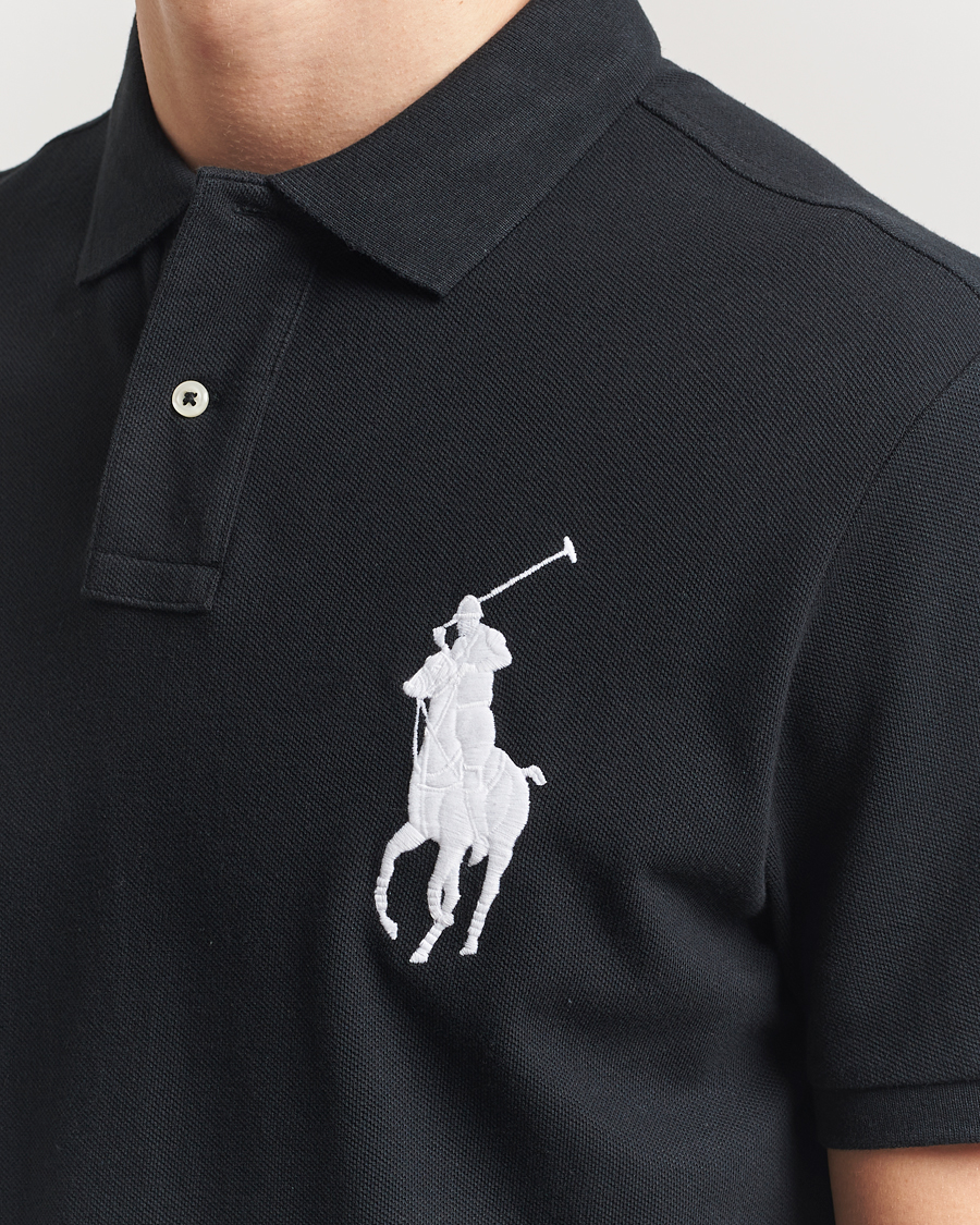 Herren | Poloshirts | Polo Ralph Lauren | Custom Fit Big Pony Polo Polo Black