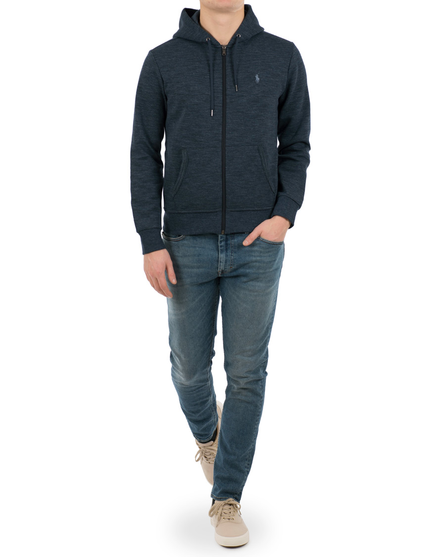 Herren | Pullover | Polo Ralph Lauren | Tech Performance Full Zip Hoodie Blue Eclipse