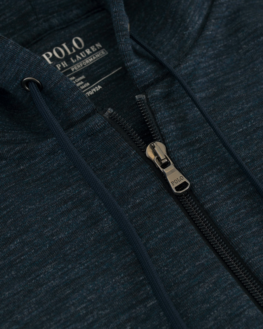 Herren | Pullover | Polo Ralph Lauren | Tech Performance Full Zip Hoodie Blue Eclipse