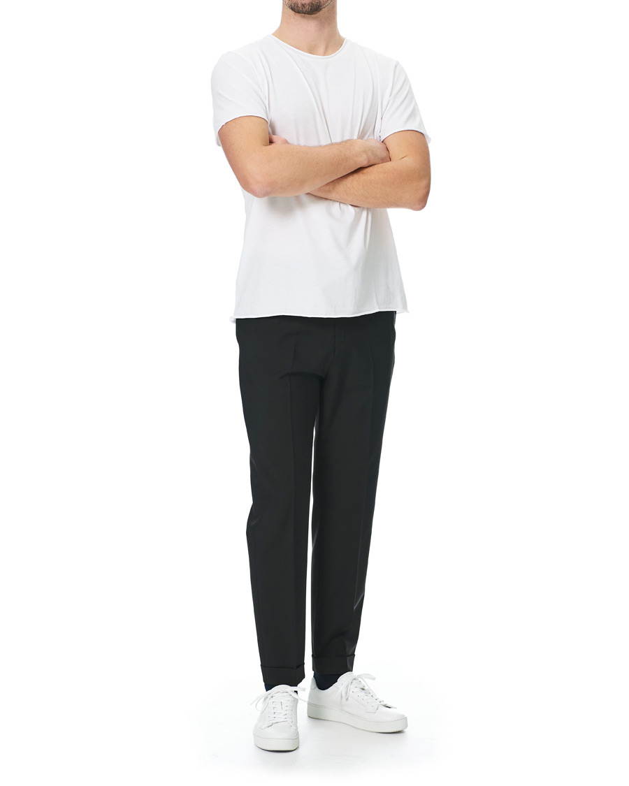 Herren | T-Shirts | Filippa K | Roll Neck Crew Neck Tee White