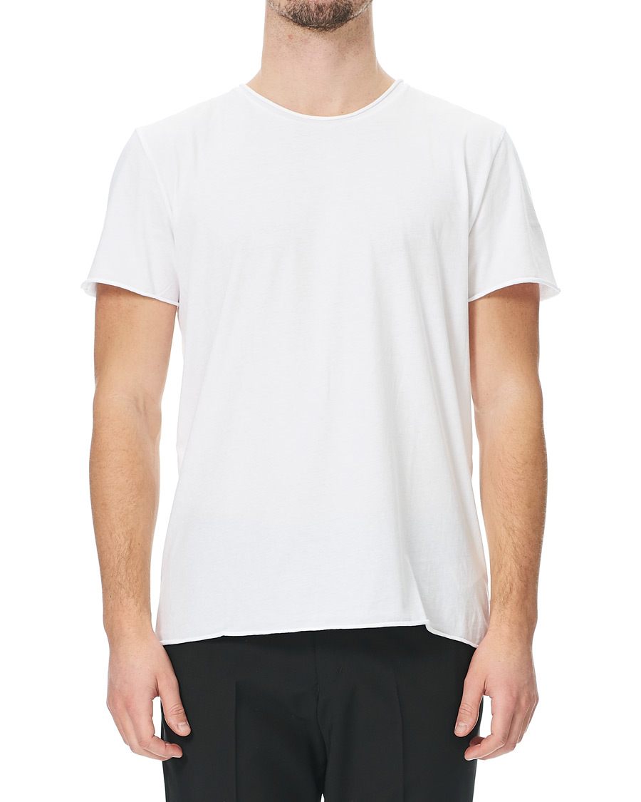 Herren | T-Shirts | Filippa K | Roll Neck Crew Neck Tee White