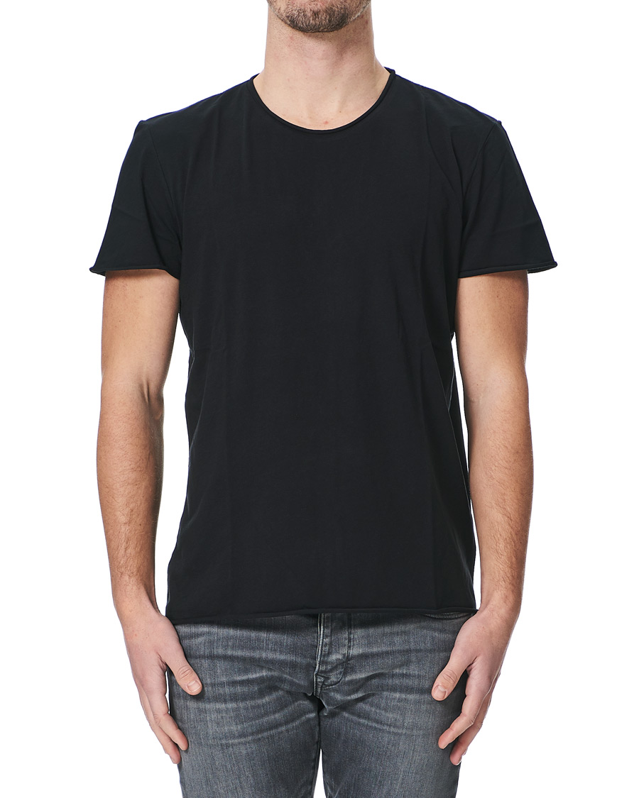 Herren | T-Shirts | Filippa K | Roll Neck Crew Neck Tee Black